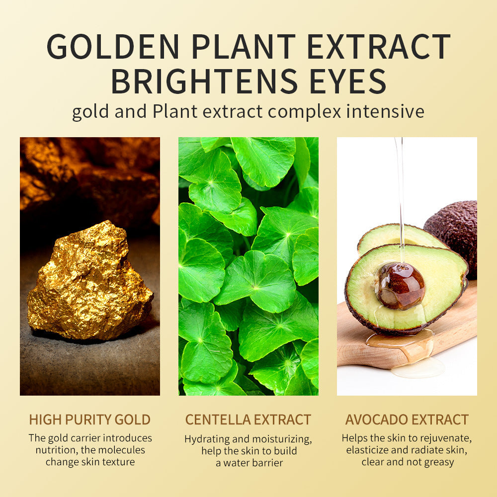 24K Gold Avocado Under Eye Masks — Dark Circles & Puffiness Treatment